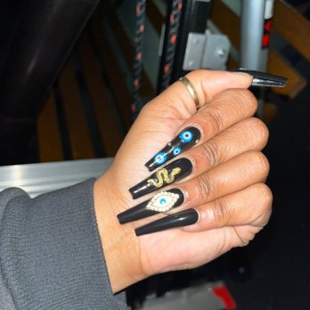 Jassie's Nail Lounge - A set Jassie did on me - Nail Salons Near Me - San Diego, California