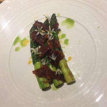 The Old Stamp House Restaurant - Dressed Asparagus - British Near Me - Ambleside, CMA