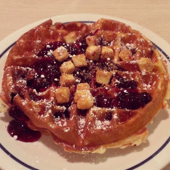IHOP - Very Blueberry Cheesecake Waffle - American Near Me - Seatac, Washington IHOP - Very Blueberry Cheesecake Waffle - American Near Me - Seatac, Washington