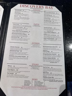 Menu photo 4 DB Steakhouse Discovery Bay, CA