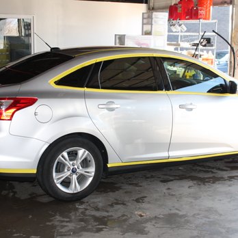 Evolution Auto Detail - prepping vehicle to buff and wax - Auto Detailing Near Me - Arlington, Texas