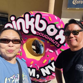 Pinkbox Doughnuts - 7/10/26 Donuts!!! Had to check this place on this pit stop - Donuts Near Me - Primm, Nevada Pinkbox Doughnuts - 7/10/26 Donuts!!! Had to check this place on this pit stop - Donuts Near Me - Primm, Nevada