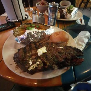The Landing - My 2nd visit there on Wednesday night steak night, 20oz ribeye for $21.... - Bars Near Me - Slidell, Louisiana