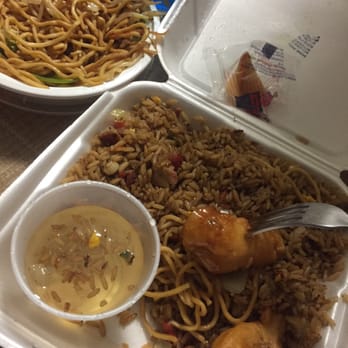 The Rice Bucket - Honey chicken with special fried rice and a side of lo mein. - Chinese Near Me - Hialeah, Florida The Rice Bucket - Honey chicken with special fried rice and a side of lo mein. - Chinese Near Me - Hialeah, Florida