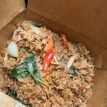 Aroy Thai Restaurant - Spicy Basil Fried Rice - Thai Near Me - College Park, Maryland Aroy Thai Restaurant - Spicy Basil Fried Rice - Thai Near Me - College Park, Maryland