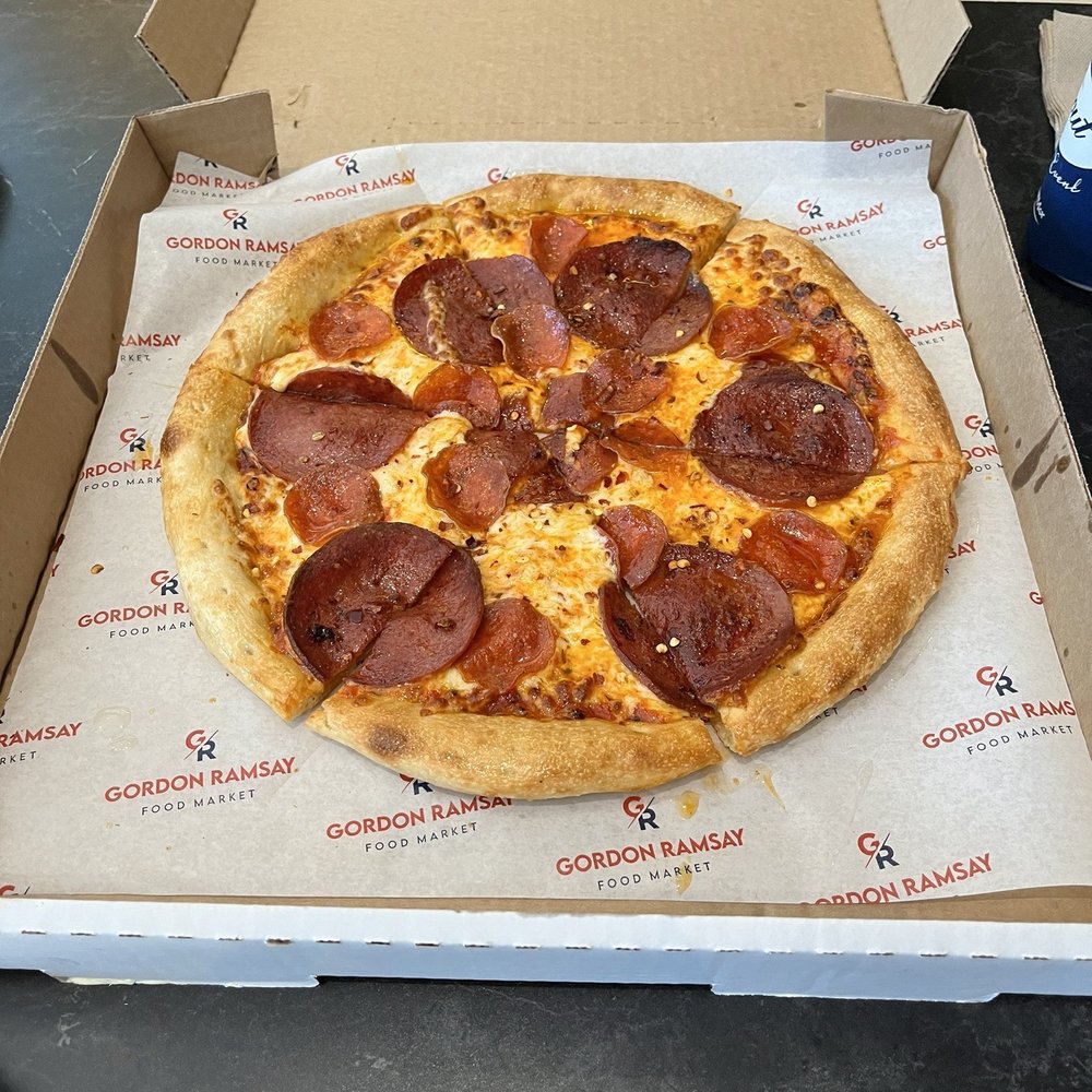 Pepperoni pizza from our trip here in February. Pepperoni pizza from our trip here in February.