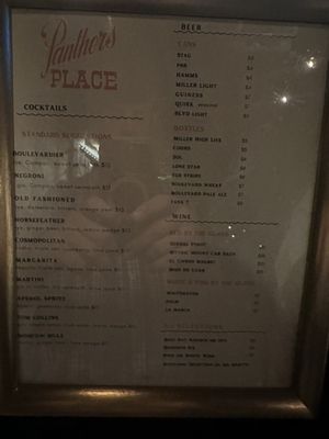 Menu photo 3 Panther’s Place Kansas City, MO Menu photo 3 Panther’s Place Kansas City, MO