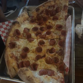 Toss Pizzeria & Pub - Half Pie Classic Pepperoni - Pizza Near Me - Austin, Texas Toss Pizzeria & Pub - Half Pie Classic Pepperoni - Pizza Near Me - Austin, Texas