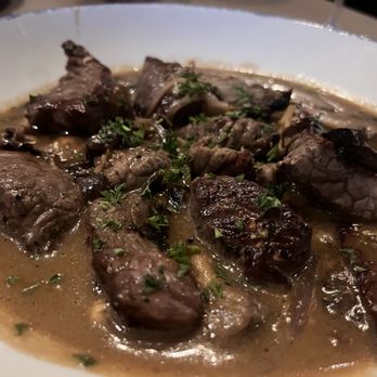 Rochester Bistro - Beef Tenderloin Tips with Mushroom - Wine Bars Near Me - Rochester, Michigan Rochester Bistro - Beef Tenderloin Tips with Mushroom - Wine Bars Near Me - Rochester, Michigan