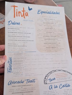 Menu photo 5 Tinta Fort Lauderdale, FL Menu photo 5 Tinta Fort Lauderdale, FL