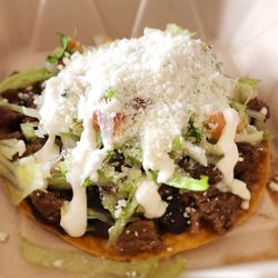 Adelina's Mexican Food - Tostada de cardne asada