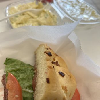 JC's Central Deli - Macaroni Salad Onion Roll Hot Roast Beef Sandwich - Breakfast & Brunch Near Me - Albany, New York
