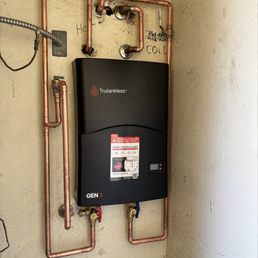 New tankless. Working great! Thanks AquaForce! New tankless. Working great! Thanks AquaForce!
