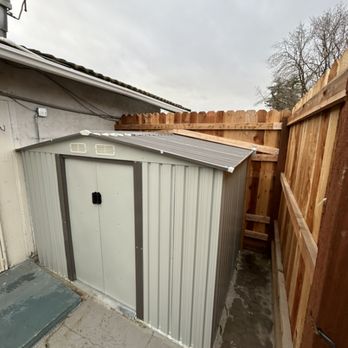 Stetler Construction - Shed and fence install exactly as the client drew up. - Flooring Near Me Stetler Construction - Shed and fence install exactly as the client drew up. - Flooring Near Me