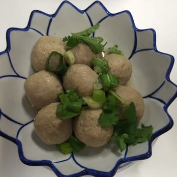 Siam Smiles Noodle Bar - Lock chin moo - Steamed Pork Balls and chilli dip - Thai Near Me - Manchester, XGM