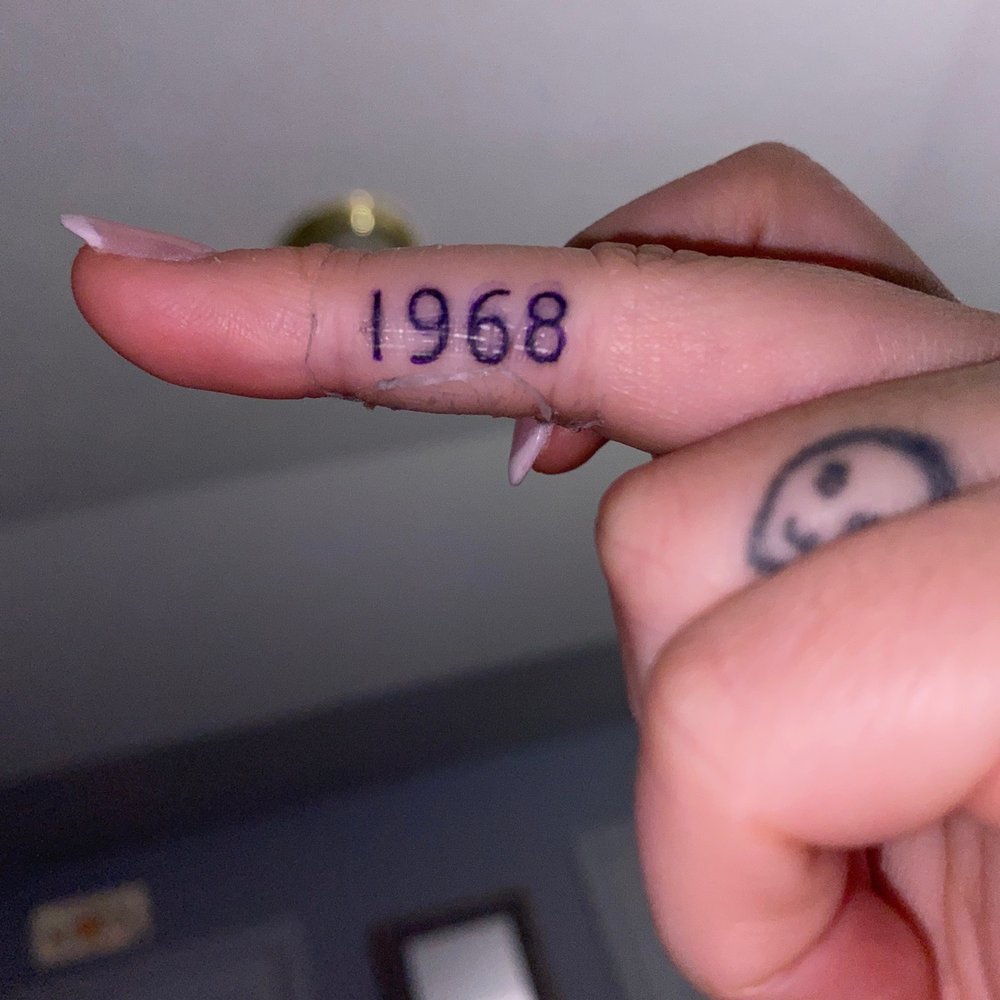 Killer Ink Tattoos & Piercings - 1968 number tattoo. - Tattoo Near Me - Buford, Georgia Killer Ink Tattoos & Piercings - 1968 number tattoo. - Tattoo Near Me - Buford, Georgia