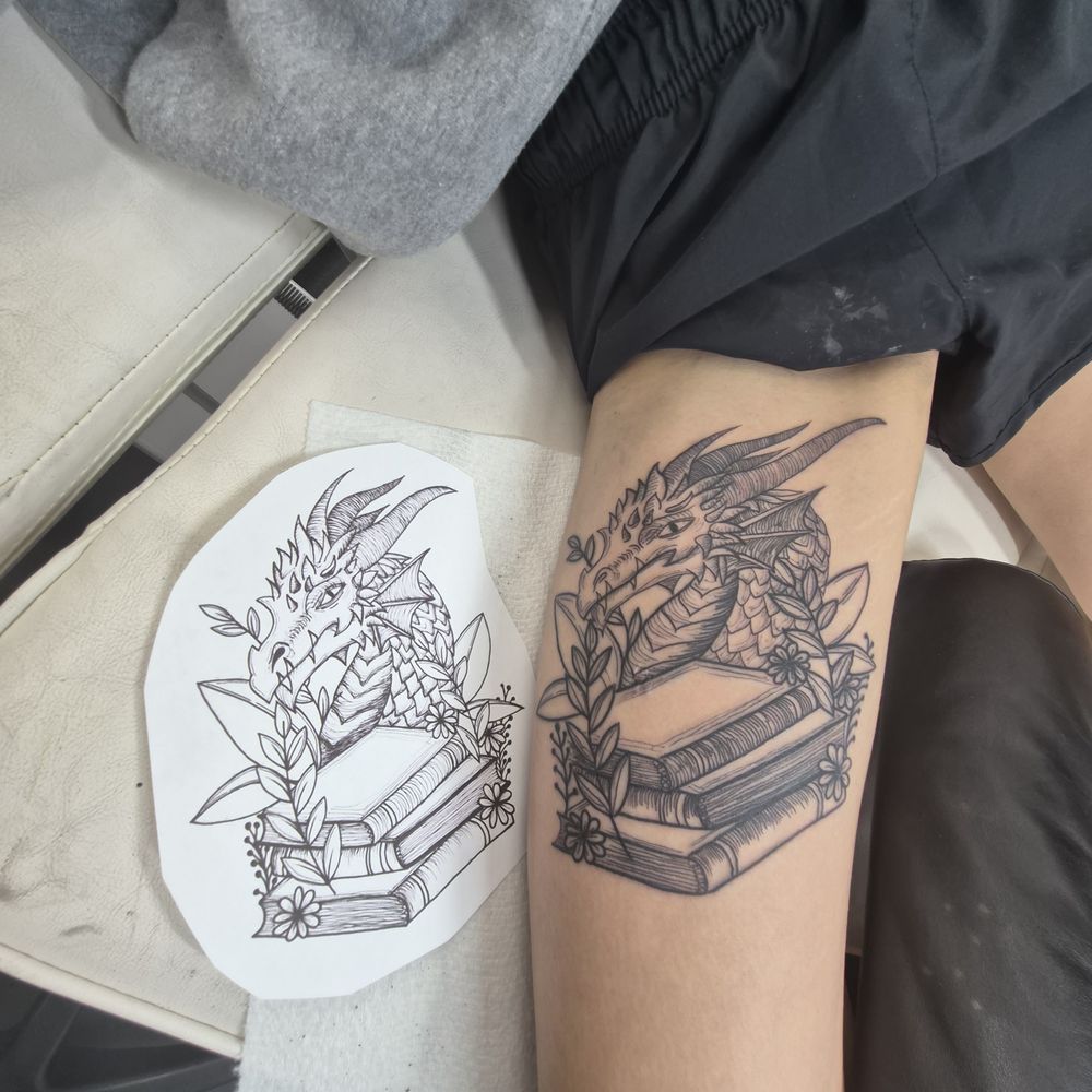 Ink Spot Studio - Custom Design Dragon Tattoo - Tattoo Near Me - Colorado Springs, Colorado Ink Spot Studio - Custom Design Dragon Tattoo - Tattoo Near Me - Colorado Springs, Colorado