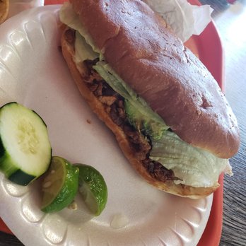 Tacos Huicho - El Pastor (Pork) Torta - Mexican Near Me - Phoenix, Arizona