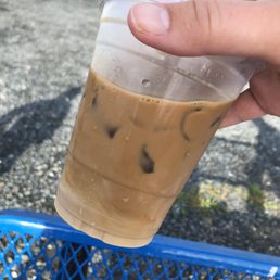 Triple Expresso over Ice with 1/2 and 1/2 Triple Expresso over Ice with 1/2 and 1/2