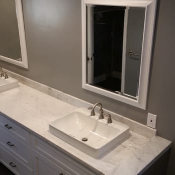 Cornerstone Handyman Services - New granite countertop and vessel sinks. - Handyman Near Me Cornerstone Handyman Services - New granite countertop and vessel sinks. - Handyman Near Me