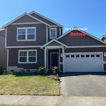 Ez's Painting - 6/2023 Before Exterior Painting In Olympia - Painters Near Me - Olympia, Washington Ez's Painting - 6/2023 Before Exterior Painting In Olympia - Painters Near Me - Olympia, Washington