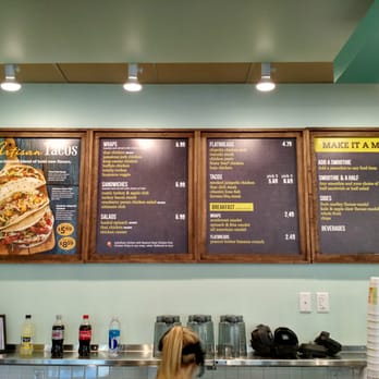 Tropical Smoothie Cafe - Hopefully slightly clearer menu - Sandwiches Near Me - Sandy, Utah