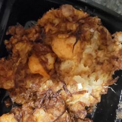 Dragon Dynasty - Less than fresh tasting shrimp egg foo young. Ate 1/2 of one, threw rest away.
