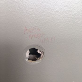 Coors Field - Hole in the wall in the press box - Stadiums & Arenas Near Me - Denver, Colorado