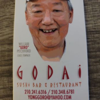 Godai - Business Card - Sushi Bars Near Me - San Antonio, Texas
