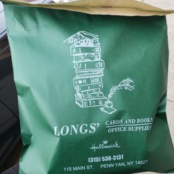 Long's Cards & Books - My purchase!