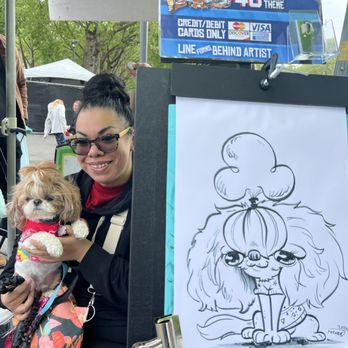 Over The Line Art - Caricatures Near Me - Seattle, Washington