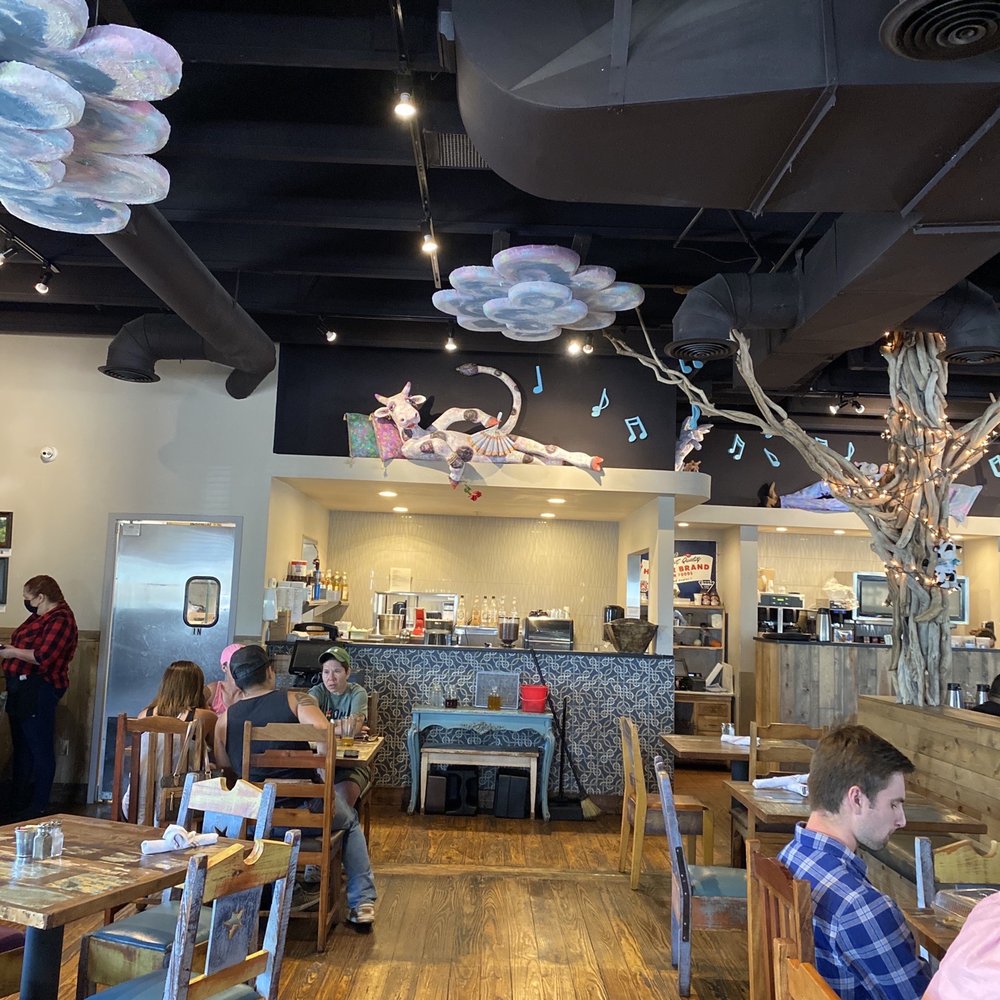 Range Cafe - The reclining cow over the prep area. - Breakfast & Brunch Near Me - Albuquerque, New Mexico Range Cafe - The reclining cow over the prep area. - Breakfast & Brunch Near Me - Albuquerque, New Mexico