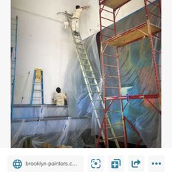 Central painting - Interior tall commercial work