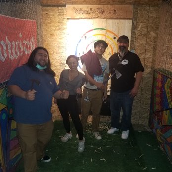 Axem Axe Throwing - They sure had a great time. Celebrating their birthday. - Axe Throwing Near Me - West Covina, California