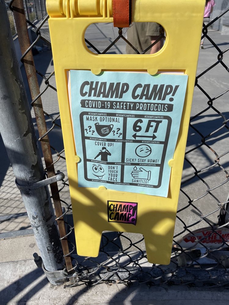 Champ Camp Skate Logo