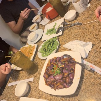 China Family - Eggplant with Garlic Sauce, edamame & vegetable Lo Mein - Chinese Near Me - Austin, Texas China Family - Eggplant with Garlic Sauce, edamame & vegetable Lo Mein - Chinese Near Me - Austin, Texas