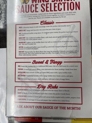 Menu photo 1 Wing Shack Loveland Loveland, CO Menu photo 1 Wing Shack Loveland Loveland, CO