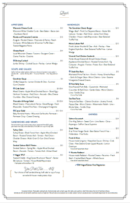 Menu photo 3 The Grandview Restaurant Lake Geneva, WI