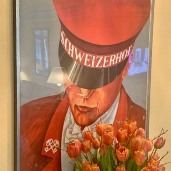 Hotel Schweizerhof Zurich - Hotel poster in the lobby. - Hotels Near Me - Zürich, ZH Hotel Schweizerhof Zurich - Hotel poster in the lobby. - Hotels Near Me - Zürich, ZH