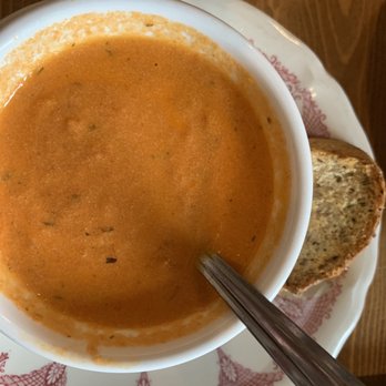 Cafe 1217 - Creamy tomato bisque is excellent. - New American Near Me - Hot Springs, Arkansas