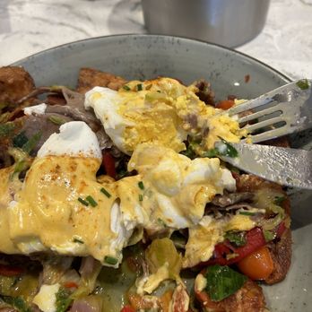 Great Maple - ribeye hash had overcooked eggs - Breakfast & Brunch Near Me - Anaheim, California