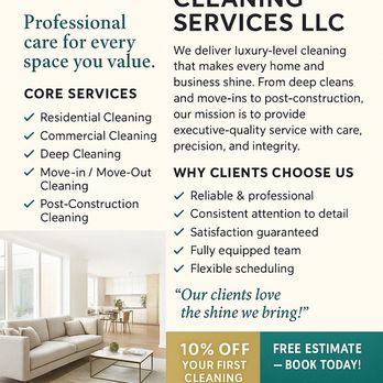 Tricia Executive Cleaning Services - Office Cleaning Near Me - Fargo, North Dakota Tricia Executive Cleaning Services - Office Cleaning Near Me - Fargo, North Dakota