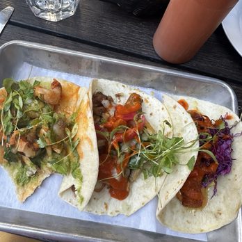 Mamazul Mexican Grill - Tacos (shrimp, chicken, shrimp) - Breakfast & Brunch Near Me - New York, New York