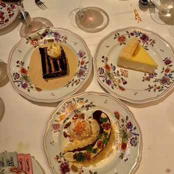 Carbone - Lemon Cheesecake, Carrot Cake, and a chocolate cake that tastes like a Ferrero Rocher - New American Near Me - Miami Beach, Florida Carbone - Lemon Cheesecake, Carrot Cake, and a chocolate cake that tastes like a Ferrero Rocher - New American Near Me - Miami Beach, Florida