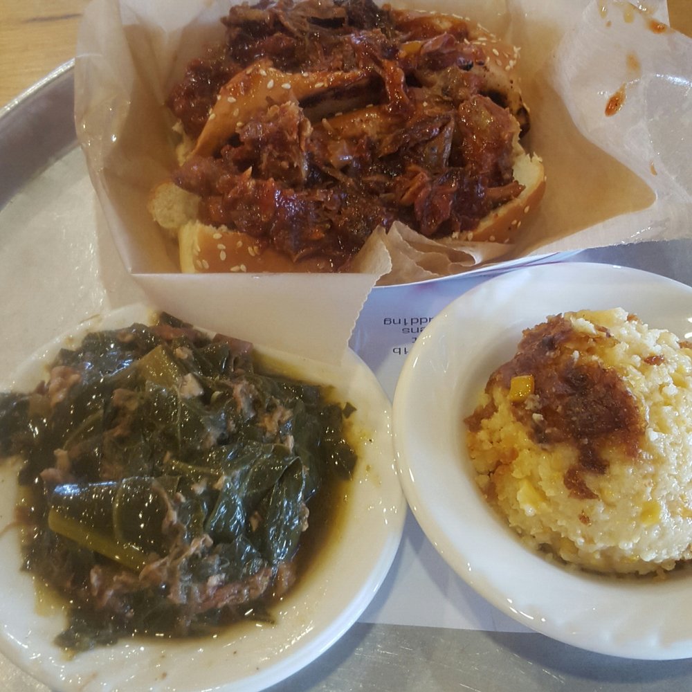 City Barbeque - Chipotle pulled rib sandwiches, greens, corn pudding - Barbeque Near Me - Westerville, Ohio