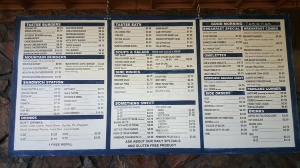 Menu photo 8 Tastee Treet Prineville, OR