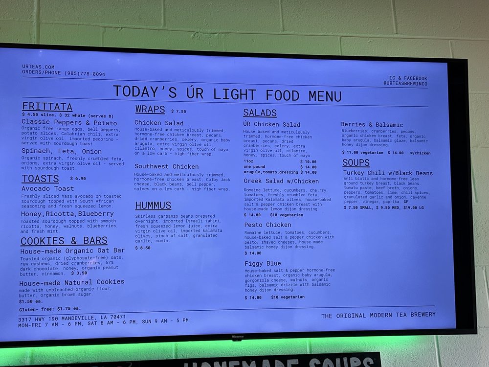 UR Teas Modern Tea Brewing Logo