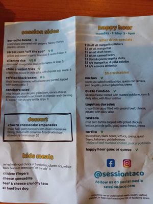 Menu photo 1 Session Taco Kansas City, MO Menu photo 1 Session Taco Kansas City, MO