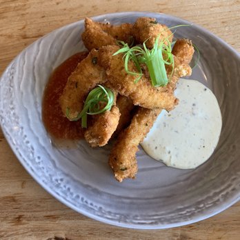 Duke's Malibu - Panko Crusted Calamari - no rings, steaks! - New American Near Me - Malibu, California Duke's Malibu - Panko Crusted Calamari - no rings, steaks! - New American Near Me - Malibu, California