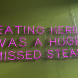 Missed steak Missed steak
